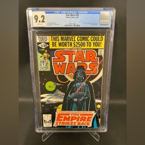 Star Wars CGC 9.2 Graded Comic #39 Dark Vader HIGH GRADE! - Picture 2 of 4